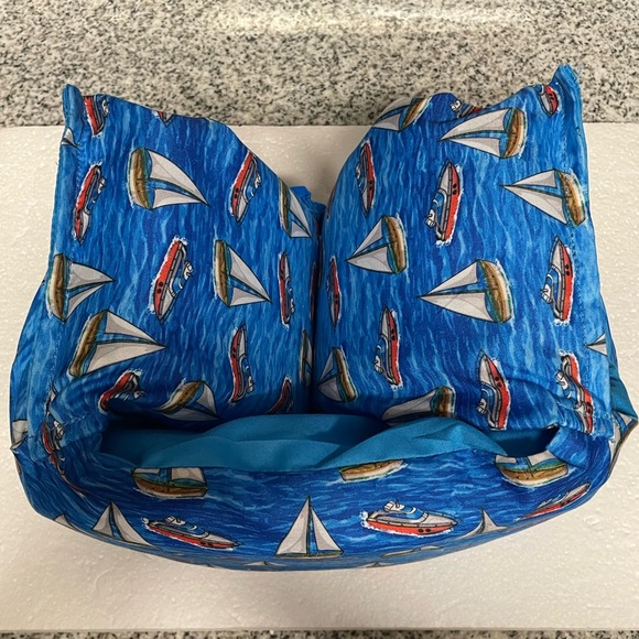 💚EUC Toddler Swim Vest W/Sleeves Puddle Jumper Fabric Kids Swim Vest W:Armbands - Picture 4 of 12